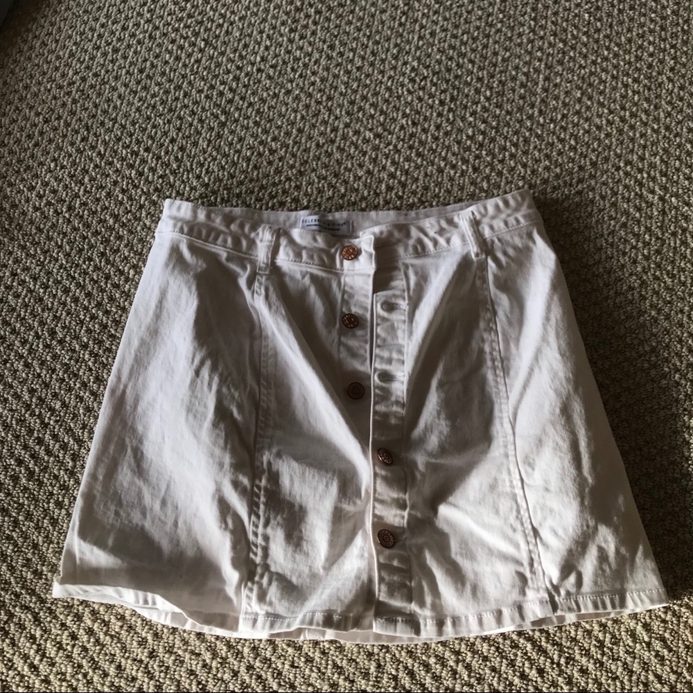 White skirt